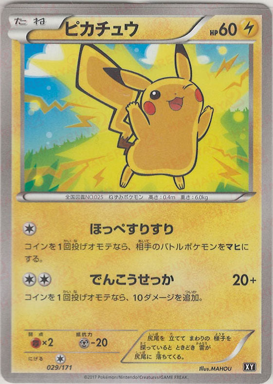 ピカチュウ(CP){雷}〈029/171〉[XY/171] – 晴れる屋2 福岡店