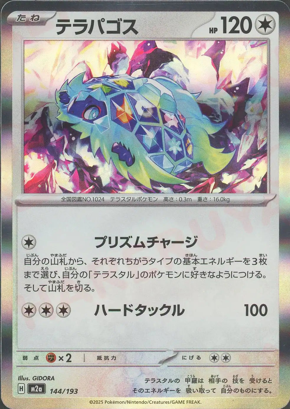 テラパゴス(-){無}〈144/193〉[M2a]