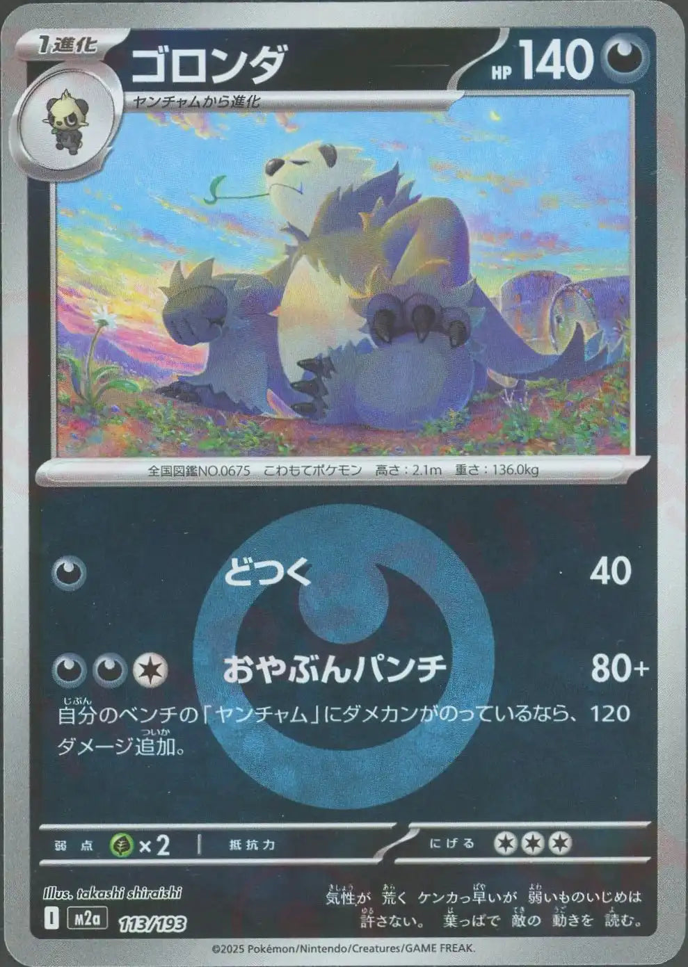 ゴロンダ:エネルギーミラー(-){悪}〈113/193〉[M2a-EM]