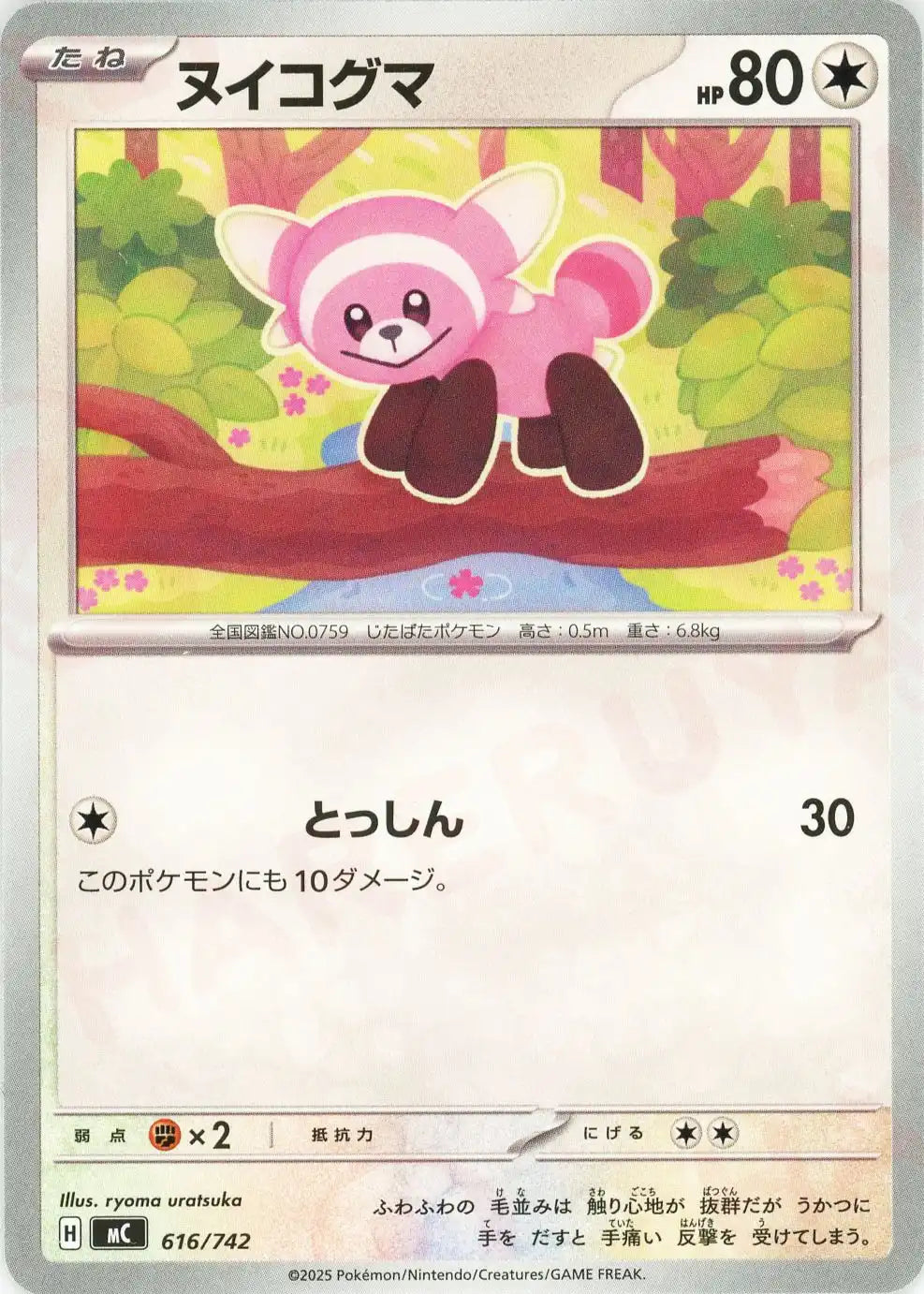 ヌイコグマ(-){無}〈616/742〉[MC]